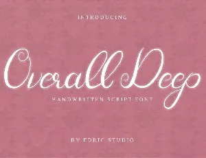 Overall Deep Demo font