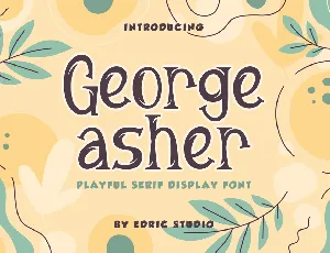 George Asher Demo font