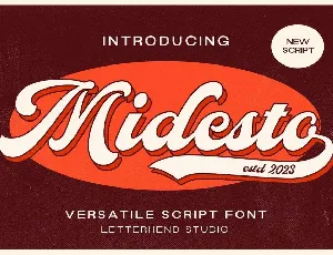 Midesto font