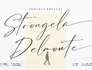 Strongela Delmonte font