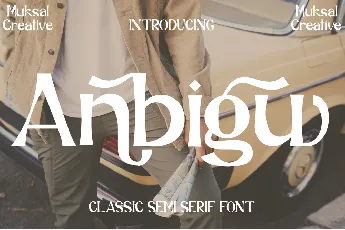 Anbigu font