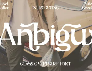 Anbigu font