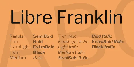 Libre Franklin font