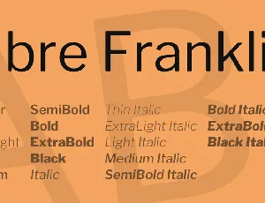 Libre Franklin font