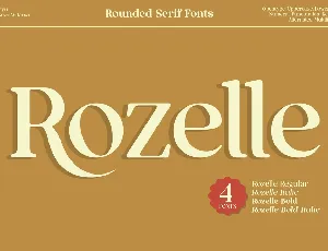 Rozelle font