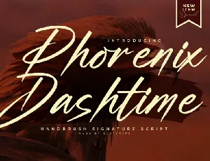 Phorenix Dashtime font