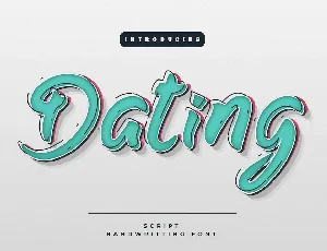 Dating font