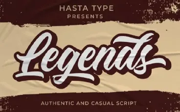 Legends Calligraphy font