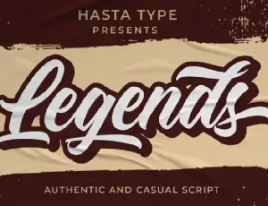 Legends Calligraphy font