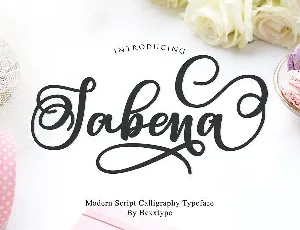 Sabena Calligraphy font
