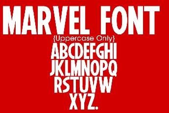 Marvel font