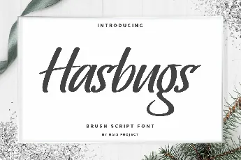 Hasbugs Demo font