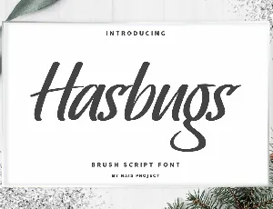 Hasbugs Demo font