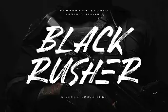 Black Rusher font