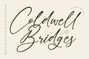 Coldwell Bridges font