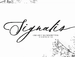 Signalis Script font