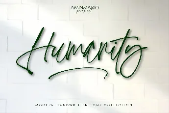 Humanity font