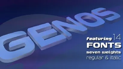 Genos Family font