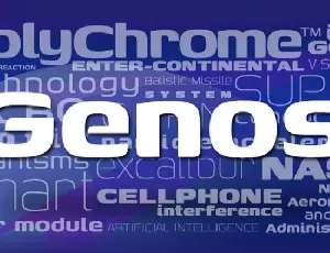 Genos Family font