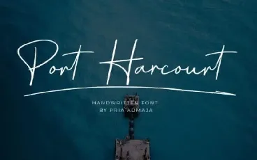 Port Harcourt Handwritten font