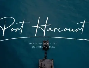 Port Harcourt Handwritten font