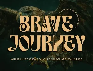 Brave Journey font