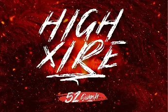 High Xire Brush font