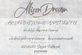 Allison Dream font