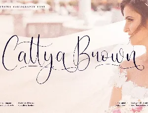 Cattya Brown font