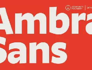 Ambra Sans Family font