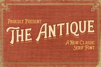 The Antique font