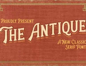 The Antique font