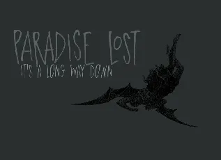 DK Paradise Lost font