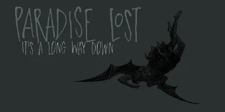 DK Paradise Lost font