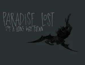 DK Paradise Lost font