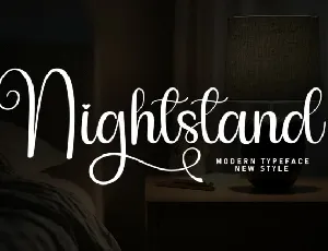 Nightstand Script font