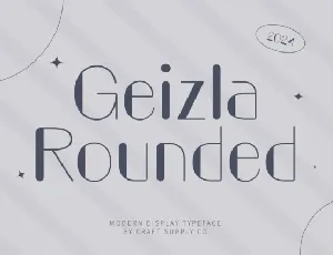 Geizla Rounded font