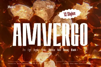 Amvergo font