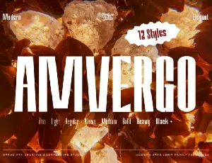 Amvergo font