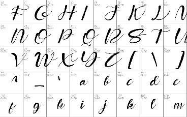 Your Month font