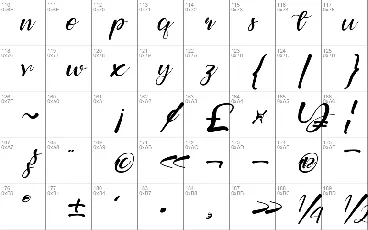 Your Month font