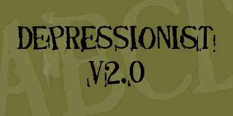 Depressionist v2.0 font