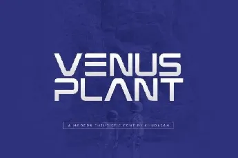 Venus Plant font