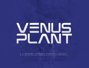Venus Plant font