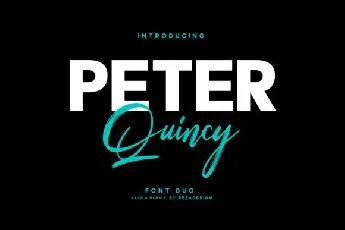 Peter Quincy font