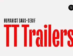 TT Trailers Family font