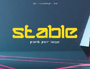 Stable font