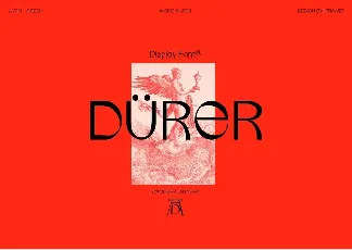 Durer font