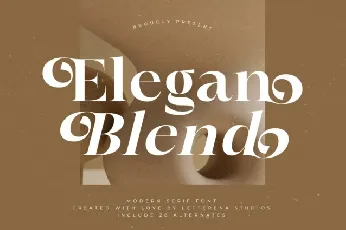 Elegan Blend font