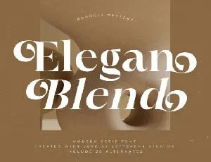 Elegan Blend font